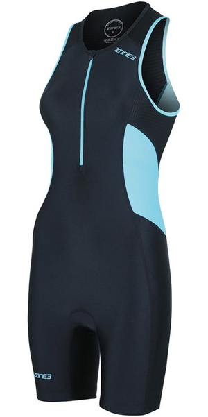2026 ZONE3 Womens Activate Trisuit TS23WACT107 - Black / Turquoise